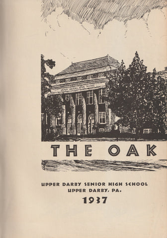 The Oak Upper Darby Senior High School Yearbooks 1937, 1945, 1946, 1947
